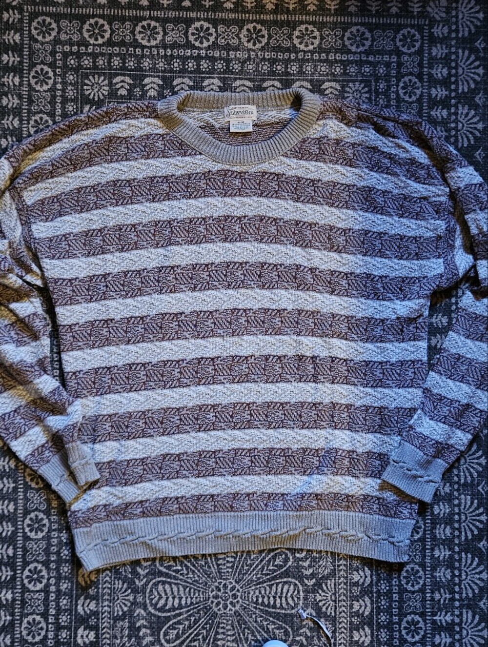 St. John's Bay Striped Crewneck Sweater